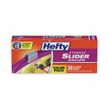 Food Service | Hefty 00R88071 10.56 in. x 11 in. Gallon Slider Stand and Fill Food Storage Bags - Clear (30/Box) image number 0