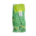  | Boardwalk BWK501GN 5 in. Headband Super Loop Cotton/Synthetic Fiber Wet Mop Head - Small, Green (12/Carton) image number 2
