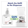 Hand Sanitizers | PURELL 5020-01 5.25 in. x 8.56 in. x 12.13 in. 1,200 mL Push-Style Hand Sanitizer Dispenser - White (1/Carton) image number 5
