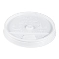 Just Launched | Dart 16UL Sip-Thru Lid Plastic Lids for 16 oz. Hot/Cold Foam Cups - White (1000/Carton) image number 0