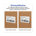 Labels | Avery 04153 2.13 x 4 Multipurpose Thermal Labels - White (1/Box) image number 7