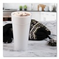 Just Launched | Dart 24J16 Hot/Cold Foam 24 oz. Drink Cups - White (500/Carton) image number 6
