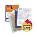 Sheet Protectors | Smead 89505 Organized Up 2-Section Poly Slash Jackets - Letter Size/Assorted Colors (5/Pack) image number 2