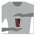 Cups and Lids | SOLO 316SI-0041 16 oz. Paper Hot Drink Cups in Bistro Design - Maroon (50/Pack) image number 7