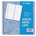 Retail Store Supplies | TOPS 44165 1400 Forms Total One-Part (No Copies) 4 in. x 1.14 in. Voice Mail Message Book image number 1