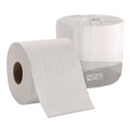 Toilet Paper | Georgia Pacific Professional 19881/01 1-Ply Pacific Blue Basic Embossed Septic Safe Bathroom Tissue - White (80 Rolls/Carton) image number 2
