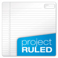 Notebooks & Pads | Ampad 20-811 (70) White 8.5 in. x 11.75 in. Sheets Project-Management Format Gold Fibre Wirebound Project Notes Pad - Green Cover image number 2