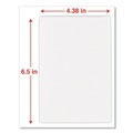 Laminating Supplies | Universal UNV84680 6.5 in. x 4.38 in. 5 mil Laminating Pouches - Gloss Clear (100/Box) image number 3