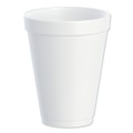Just Launched | Dart 12J12 12 oz. Foam Drink Cups - White (40 Bags/Carton) image number 1