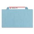 File Folders | Smead 14025 6-Section Pressboard Top Tab Classification Folders with 6 SafeSHIELD Fasteners - Letter Size/Assorted (10/Box) image number 4