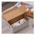 Food Trays, Containers, and Lids | SCT 1549 9 in. x 5 in. x 4 in. Standard Paper One-Piece Non-Window Bakery Boxes - White (250/Bundle) image number 1