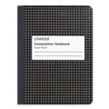 Notebooks & Pads | Universal UNV20950 100 Sheets 9.75 in. x 7.5 in. 4 sq./in. Quadrille Rule Composition Book - Black Marble image number 0
