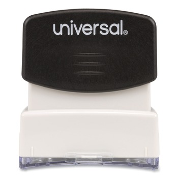STAMPS AND STAMP SUPPLIES | Universal UNV10052 Pre-Inked 1-Color 'ENTERED' Message Stamp - Blue