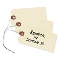Back to School Sale | Avery 12601 2.75 in. x 1.38 in. 11.5 pt Stock Double Wired Shipping Tags - Manila (1000/Box) image number 3