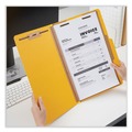 File Folders | Universal UNV10214 Bright Colored Pressboard Classification Folders - Legal, Yellow (10/Box) image number 4