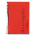 Notebooks & Pads | TOPS 73505 8.5 in. x 5.5 in. Sheets 1-Subject Narrow Rule Color Notebooks - Ruby Red Cover image number 0