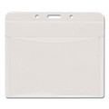 Label & Badge Holders | Advantus 75603 4.5 in. x 4 in. PVC-Free Horizontal Badge Holders - Clear (50/Pack) image number 1