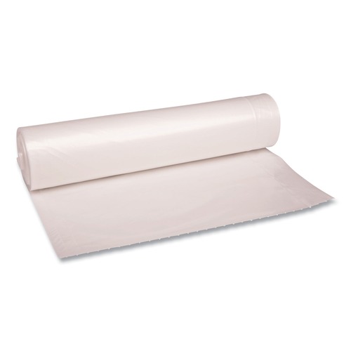 Just Launched | Boardwalk X8647SCKR01 43 in. x 47 in. 1.1 mil 56 gal Low Density Repro Can Liners - Clear (100/Carton) image number 0