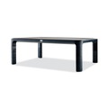 Monitor Stands | 3M MS85B 16 in. x 12 in. x 1.75 in. to 5.5 in. 20-lb. Capacity Adjustable Monitor Stand - Black/Silver image number 0
