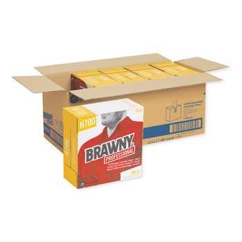 FACILITY MAINTENANCE SUPPLIES | Georgia-Pacific 25070 9.1 in. x 16.5 in. Medium Weight HEF Shop Towels (500/Carton)