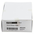 Label & Badge Holders | SICURIX BAU67820 SICURIX 2.75 in. x 4.13 in. Vertical Badge Holder - Clear (12/Pack) image number 1