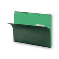 File Folders | Smead 10247 1/3-Cut Tabs Assorted Letter Size 0.75 in. Expansion Interior File Folders - Green (100/Box) image number 4