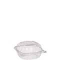 Just Launched | Dart C57PST1 ClearSeal 5.8 in. x 6 in. x 3 in. Hinged-Lid Plastic Containers - Clear (500/Carton) image number 1