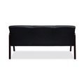Office Furniture & Lighting | Alera ALERL2319M Reception Lounge WL Series 65.13 in. x 26.13 in. x 33 in. 3-Seat Sofa - Black image number 3
