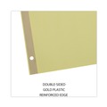 Dividers & Tabs | Universal UNV20861 Deluxe Extended Insertable Tab Indexes with 5 Clear Tabs - Buff (24/Box) image number 4