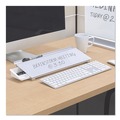 White Boards | Quartet GDP186 18 in. x 6 in. Glass Dry Erase Desktop Computer Pad - White Surface image number 10