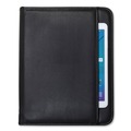 Back to School Sale | Samsill 70820 Professional Zippered Pockets/Slots Writing Pad Holder - Black image number 5