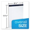 Notebooks & Pads | Ampad 20-031R 8.5 x 11.75 Sheets (50) Gold Fibre Wide/Legal Rule Writing Pads - White Sheets (4/Pack) image number 2