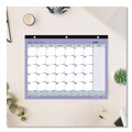 Notebooks & Pads | Brownline CA181721 11 in. x 8.5 in. 13-Month (Jul 2025-2026) Academic Binder-Insertable Desk Pad Calendar - White/Blue/Green Sheets image number 3