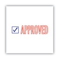 Stamps & Stamp Supplies | ACCUSTAMP2 035525 1.63 in. x 0.5 in. APPROVED Pre-Inked Shutter Stamp - Red/Blue image number 2