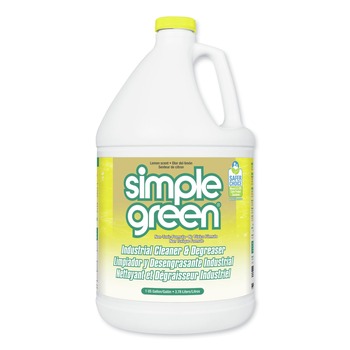 Simple Green 3010200614010 1-Gallon Industrial Cleaner and Degreaser Concentrate - Lemon Scent (6/Carton)