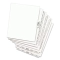 Dividers & Tabs | Avery 01403 11 in. x 8.5 in. 26-Tab Avery Style C Preprinted Legal Exhibit Side Tab Index Dividers - White (25/Pack) image number 1