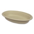 Bowls and Plates | World Centric BO-SC-UBBS-LFP 18 oz 8 x 5.3 x 1.6 Fiber Paper Burrito Bowls - Natural (400/Carton) image number 1