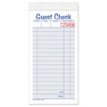 Sticky Notes & Post it | Adams 104-50SW 3.38 x 6.38 Two-Part Carbonless Guest Check Pad (10/Pack) image number 0