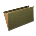 File Folders | Pendaflex 04153 Straight Tabs Legal Size Reinforced Hanging File Folders - Standard Green (25/Box) image number 3
