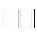 Notebooks & Pads | Blue Sky 110216 10 in. x 8 in. 12-Month (Jan-Dec 2026) Baccara Dark Monthly Planner - Gray/Black/Gold Cover image number 5