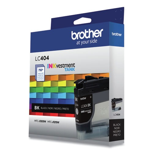 Ink & Toner | Brother LC404BKS LC404BKS INKvestment 750 Page-Yield Ink - Black image number 0