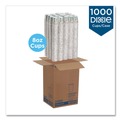 Cups and Lids | Dixie 5338CDWR PerfecTouch Individually Wrapped 8 oz.Paper Hot Cups - Coffee Haze Design (50/Sleeve, 20 Sleeves/Carton) image number 1