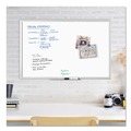White Boards | U Brands 071U00-01 35 x 23 Magnetic Dry Erase Board with Aluminum Frame - White Surface/Silver Frame image number 2