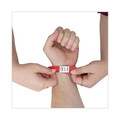 Office Accessories | Advantus 75510 9.75 in. x 0.75 in. Sequentially Numbered Crowd Management Wristbands - Red (500/Pack) image number 4