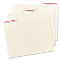 Dividers & Tabs | Avery 05066 0.66 in. x 3.44 in. Permanent TrueBlock File Folder Labels with Sure Feed Technology - White (30/Sheet, 50 Sheets/Box) image number 4
