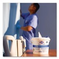 Hand Wipes | Clorox Healthcare 30577 6 in. x 5 in. 1-Ply Bleach Germicidal Wipes - Unscented, White (150/Canister) image number 10