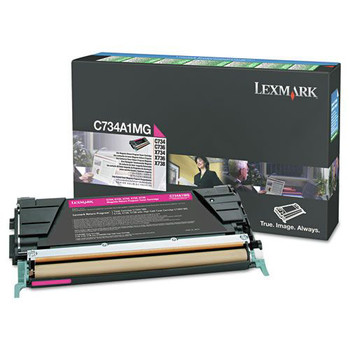 Lexmark X748H1MG Return Program 10,000 Page-Yield High-Yield Toner - Magenta