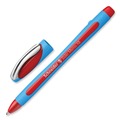 Pens | Schneider 150202 Slider Memo XB Extra-Bold 1.4 millimeter Stick Ballpoint Pen - Red Ink/Red/Light Blue Barrel (10/Box) image number 2
