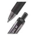 Pens | uni-ball 65940 Signo 0.7 mm Retractable Gel Pen - Black Ink/Silver/Black Barrel/Medium (1-Dozen) image number 1