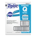 Food Service | Ziploc 364957 7 in. x 7.75 in. 32 oz. Zipper Freezer Bags - Clear (300/Carton) image number 3